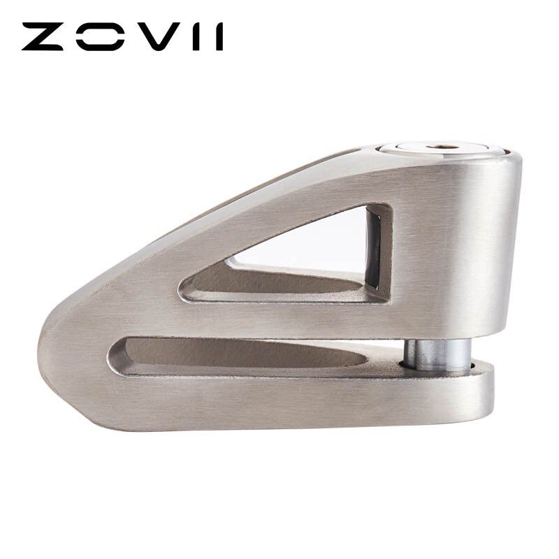 美国ZOVII ZV14机车碟刹锁不锈钢防盗锁摩托车锁抗剪防撬抗砸