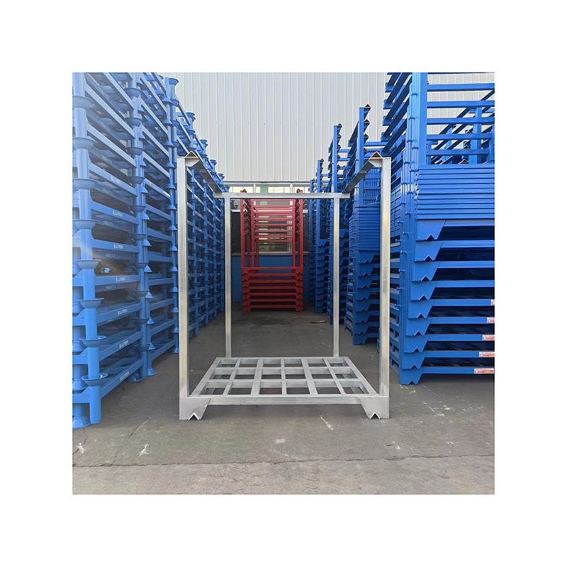 仓储堆叠架钢制镀锌巧固架周转架热镀锌堆垛架冷库镀锌巧固架