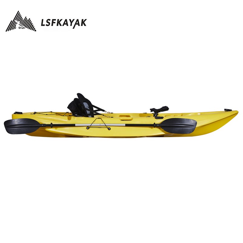 单人皮划艇单人平台舟 单人手划艇 单人艇2.8米单人船 单人钓鱼船