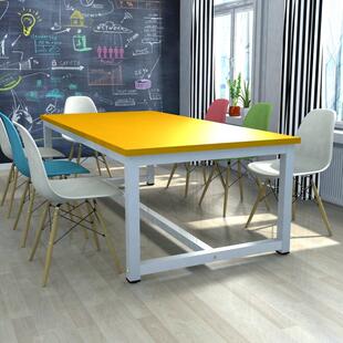 小学生儿童幼儿园绘图桌培训补习班桌子绘画室美术写字辅导课桌椅