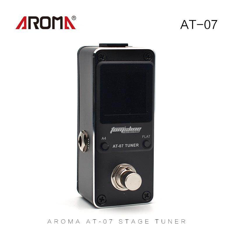 阿诺玛AROMA舞台调音器AT-07专业脚踏校音器调音器彩屏单块调音器
