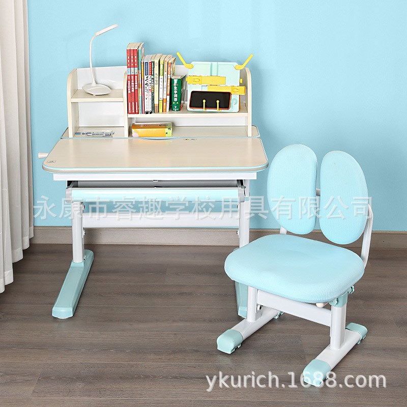 多功能儿童学习桌椅套装 儿童书桌 可升降 儿童写字桌家用课桌椅