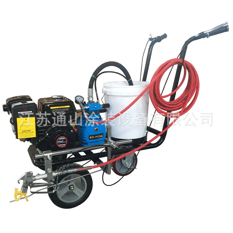 景田HS2000手推冷喷道路划线机公路小区停车位标线划线机市政