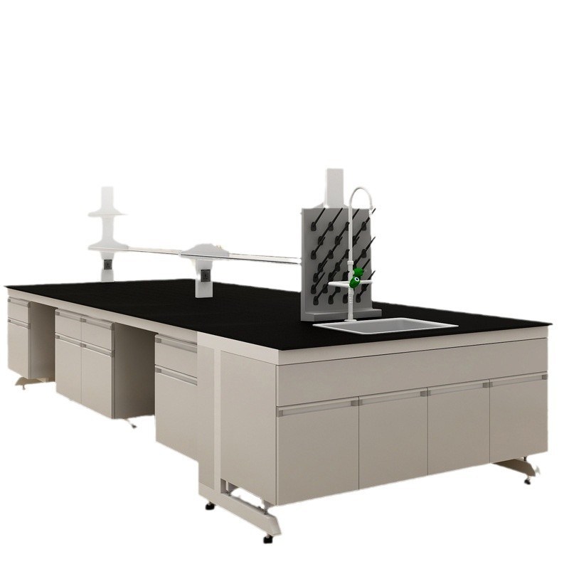 实验室操作台 钢木实验台 高中物理化学实验工作台定做