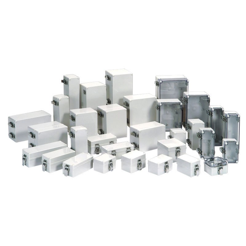 梓希塑料防水接线盒防水盒IP66 IP67不锈钢搭扣铰链 室外接线箱