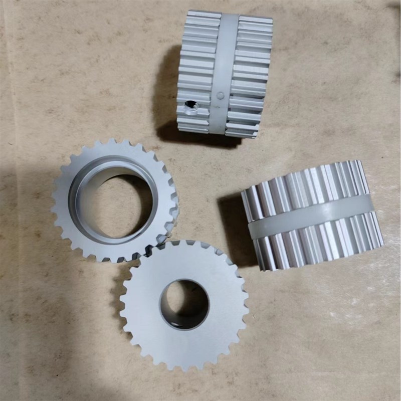 铝合金 S5M光伏设备 同步轮  供应中间带 塑料卡扣