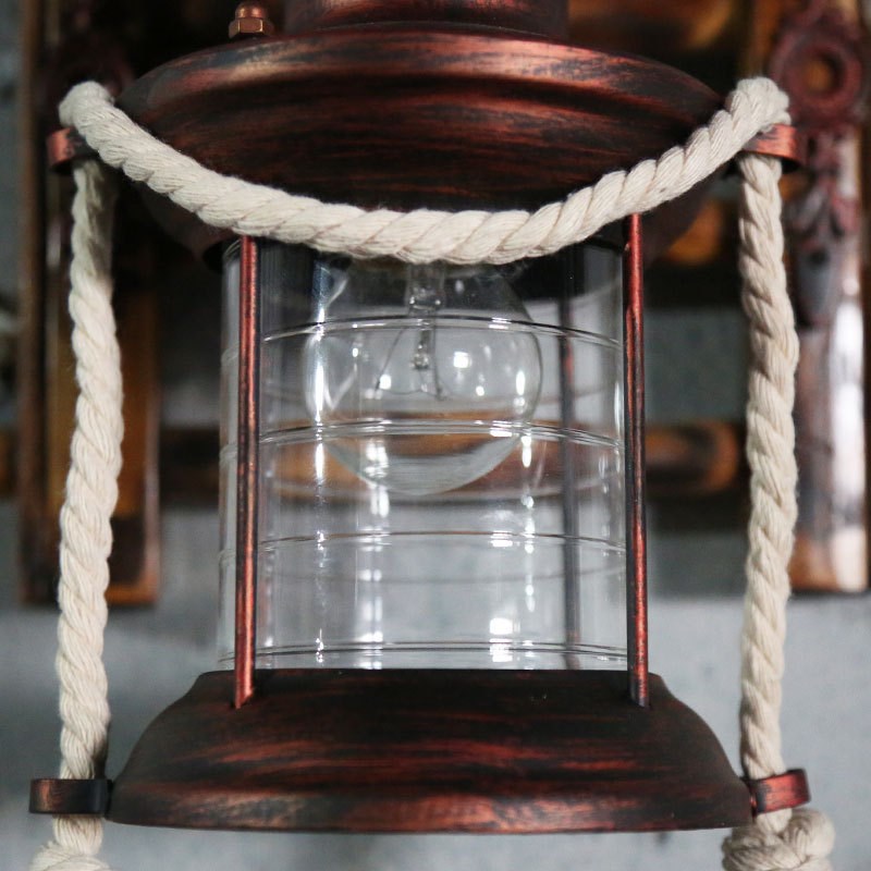 美式乡村走廊壁灯地中海餐厅阁楼茶室壁灯过道新中式竹编壁灯