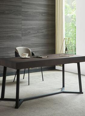 巨格一意式设计师风现代简约橙色桌电脑式LM1802-1台桌写书字台梳