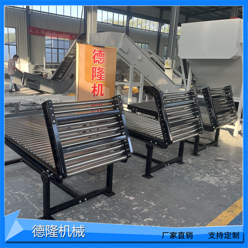 无动力滚筒输送机行李自滑缓冲