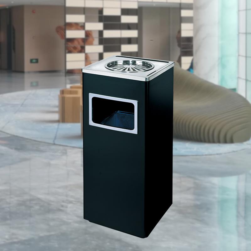 厂家正方形菊花格桶写字酒03】HZ-B店商圾钢场室内不锈垃桶楼烟灰