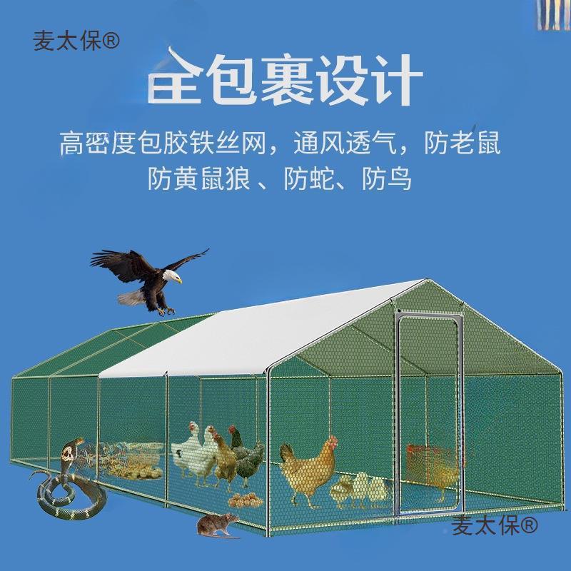 JZX鸽笼鸡笼用室外鸡棚鸡笼子太养殖笼特大户外大型养鸡子棚简家