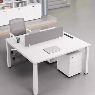 职员风电约脑办公桌椅物柜组屏合YT-z023简办公桌四人位老板办储