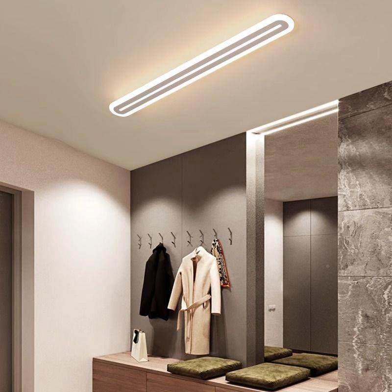 led长吸灯条过道顶走118廊关衣帽间超薄玄灯具圆形简约现代阳台灯