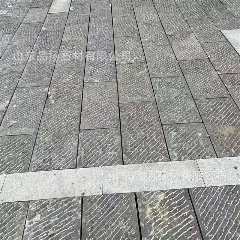 石材仿划古街道青地錾道庭院铺石室外沟面景区仿444古铺路石板