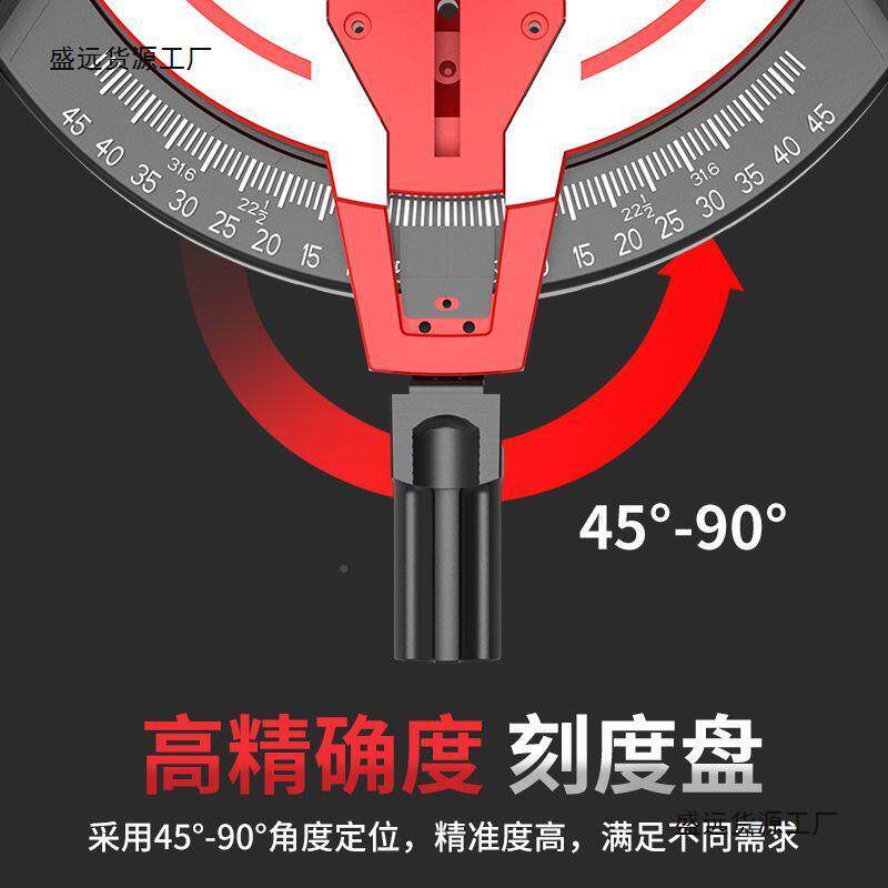 战虎锯铝机1寸1机寸高精度45度斜切2锯界铝多0功能木材铝材切割机