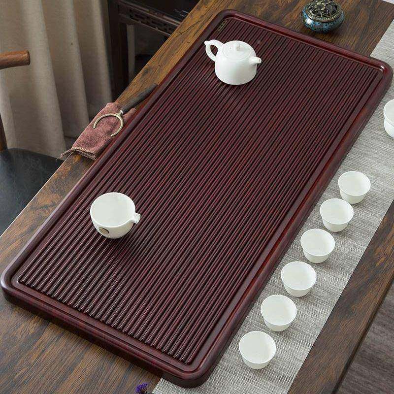 中式简约实木茶水水盘原简木UDP款整块排茶台家用约大小号排功赵