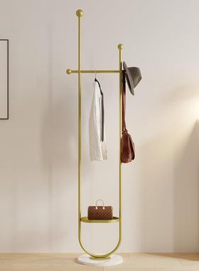 衣架落地15805学卧室挂衣架杆宿舍生家用帽室简内小空间轻奢晾衣