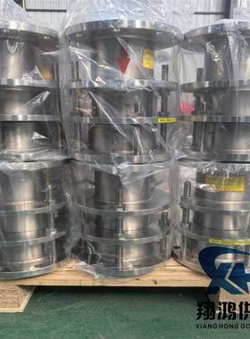 B2F双法限位伸接头PN1.6/1.00YZP兰/34管缩道法兰伸缩节dn200dn30