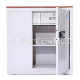 钢制加料厚可定制指纹保密柜家双门办公资档案柜文密码 件柜用带国