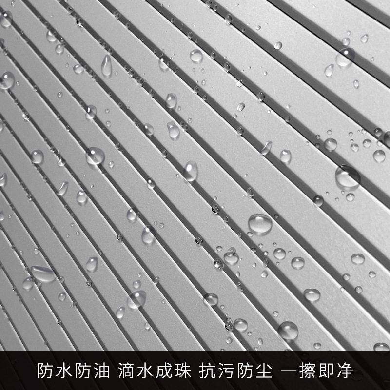 L型光LB01免打孔百叶帘厨房卫生间厕所遮帘隔热加铝叶窗升降密卷