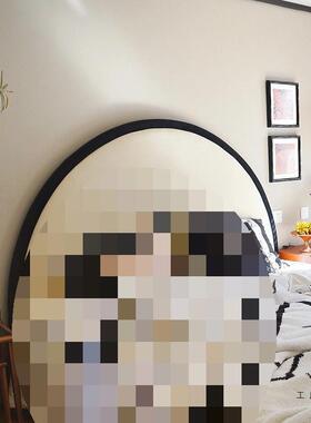 超薄床头儿软包靠背板木买单定制床头板童一体落地单独背HVZ实板