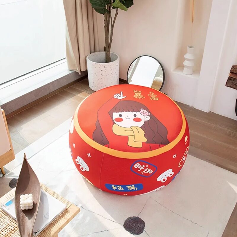 懒人沙发豆袋可躺可睡休闲阳台地上小沙发儿童卡通躺椅卧室豆沙袋