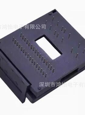 SP23开尔式文镀金翻盖DIJIC芯片老化测试座烧录座写座烧1.O78间距