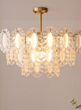 2025年款法式轻奢晶吊灯后现代OVV主灯卧室客水厅餐厅简新约网红