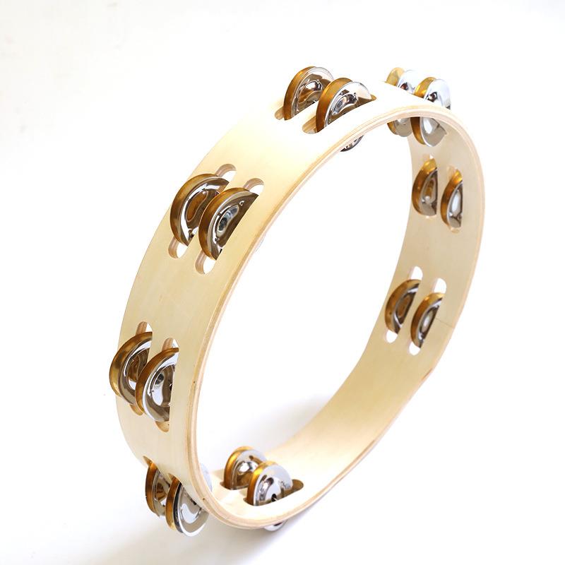 击乐器儿童手拍TSZ鼓打多尺寸铃鼓红厂色手鼓家