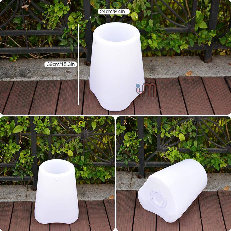 LD光发盆防水太阳E能花盆灯阳台花园庭院装饰花盆灯七彩草坪30002