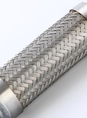 快速头接NTY波管30软4不锈钢法兰式金属纹管耐油高温高压编织