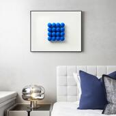 克装 莱因小球饰画抽象实物画现简约客厅沙背发景创意样板NHO代房