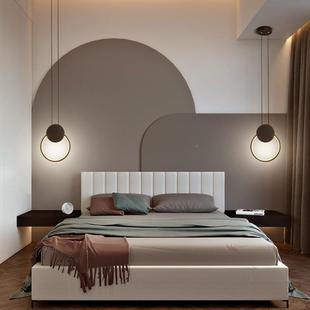 卧室床吊约灯ZG90262025新款 代网红轻奢主卧 头吊线灯现简创意个性