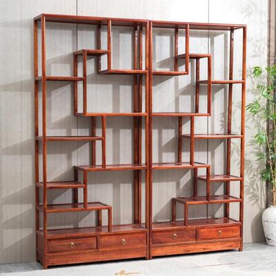小尺寸WAH58.68.78.木8博古架客8厅实茶室隔断玄关古董茶展示博物