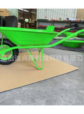 W640搬0非洲B款式独轮手推建筑QDA工地车果园花园仓储物流工具车