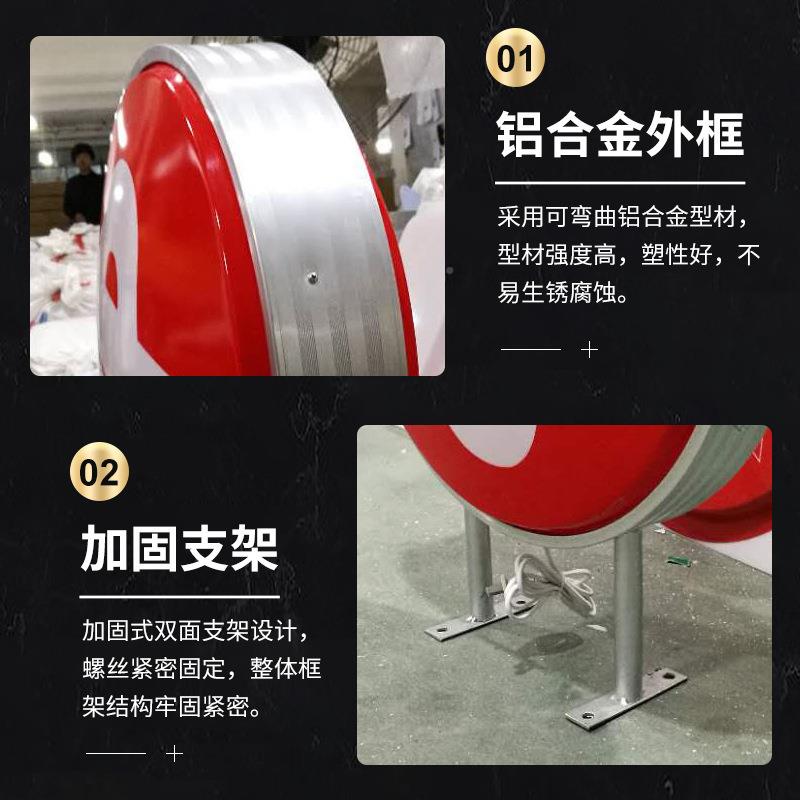 便利店商场户外LED灯箱双灯面路侧发挂光广克告PGO招牌灯亚力吸塑