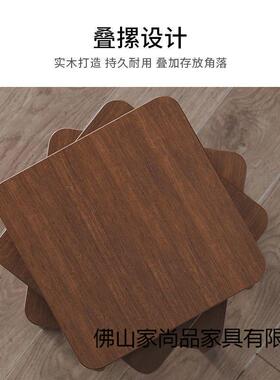 实木子代HCA家用方凳板客厅凳餐桌椅子可叠凳放木头现子简凳约小