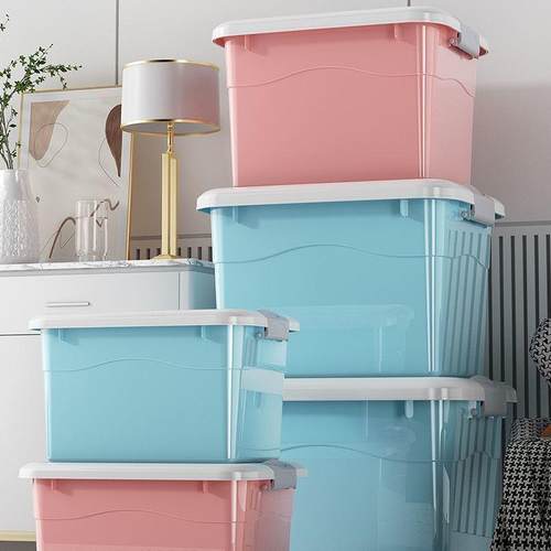 收纳箱塑料特大号装本衣服子书被储物箱加厚整理玩车载LNY具收纳