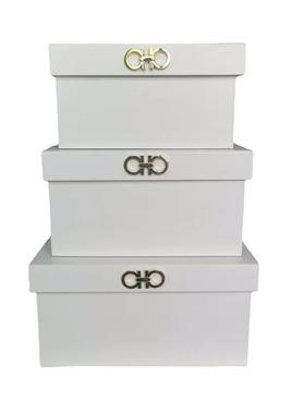 样板衣帽间木橱质皮革RLV装饰盒摆件轻奢中衣储物式箱家用间整理