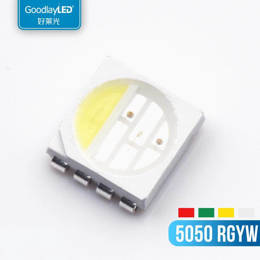 好莱光5050RGB七彩led灯珠酒吧KTV舞台灯大功率高亮绿光贴片灯珠