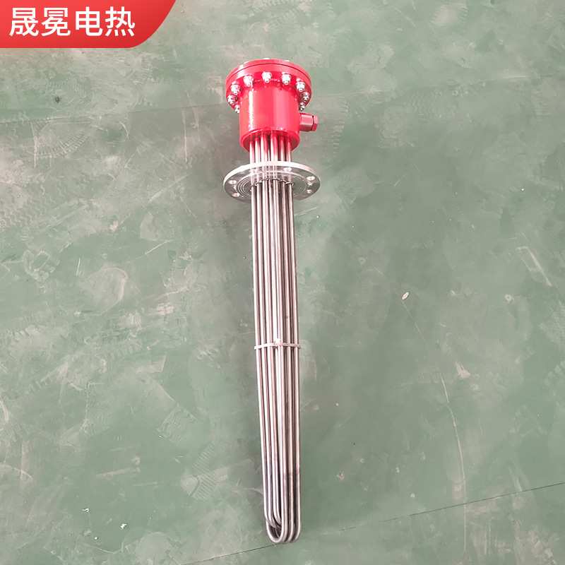 熔盐加热器蒸汽锅炉蒸烫机高干蒸汽加热不锈钢大功率法兰式电加管