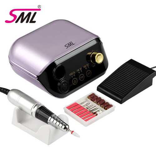 SMLM1厂家直销打磨机65W美甲抛光卸甲送脚踏板打磨器现货