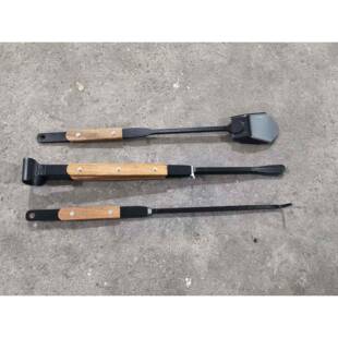 户外烧烤套装火钳钩铲夹子钳子三件套铲木炭野炊野营工具套装用品