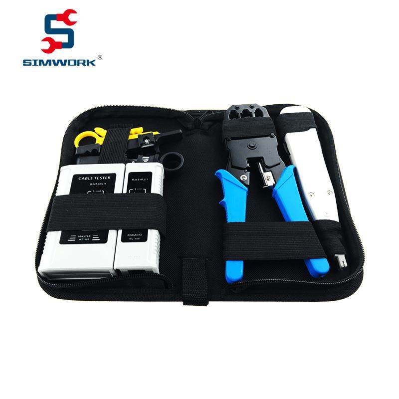简工智造（SIMWORK）网络工具包组合套装综合布线维修网线钳6件套,农机/农具/农膜,其它农用工具,淘宝优惠券,粉丝福利购,淘宝优惠卷