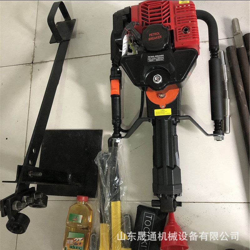 取土钻机便携式小型地质勘查取土钻机多用途工程手持钻取土机