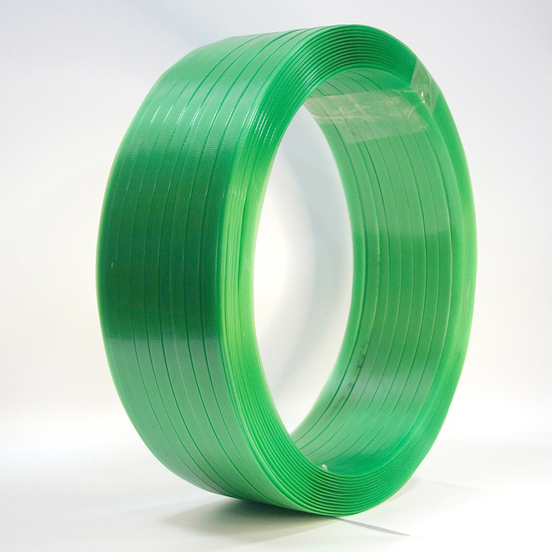 PET塑钢机用带1608彩色透明绿色塑料包装带印字20公斤打包带
