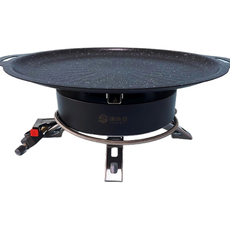 户外五头猛火炉野餐气炉露营分体炉具全套擎天炉便携式防风卡式炉