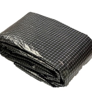 聚乙烯彩条布PE黑格布塑料黑白格乌格布防晒防雨布