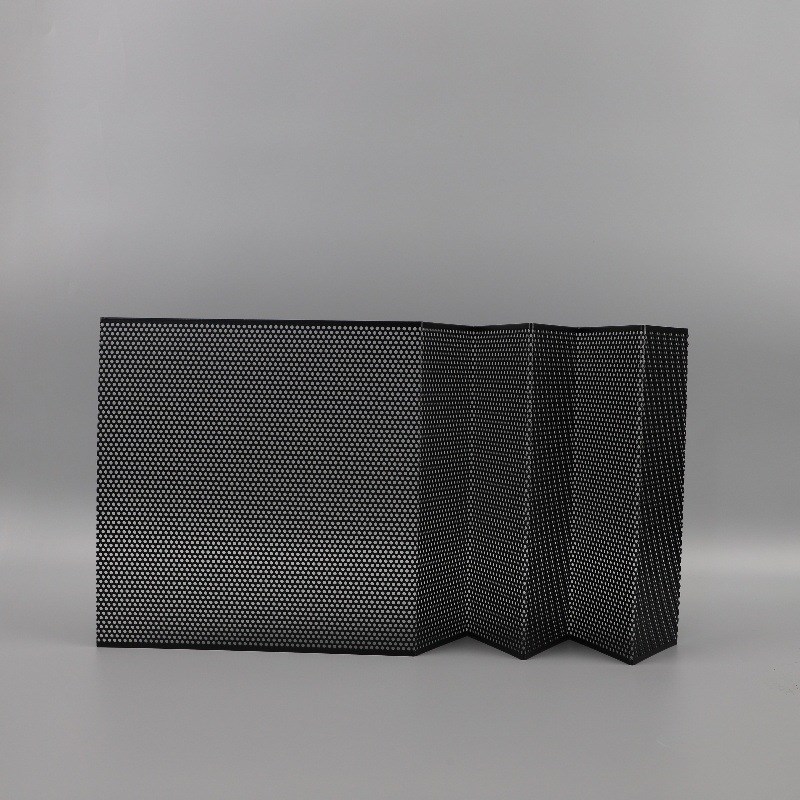 轻奢金属红色多孔屏风摆件样板房售楼部卧室客厅书房桌面道具装饰