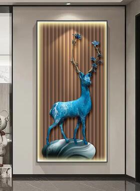 2玄02入5户关装饰画现轻奢高档进门走廊过道墙HM-087挂代画大气壁